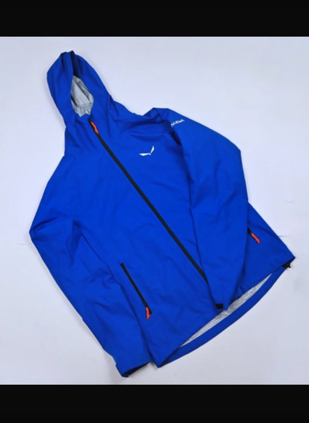 2-lagige Regen Jacke von Salewa (L Herren) Hardshell blau