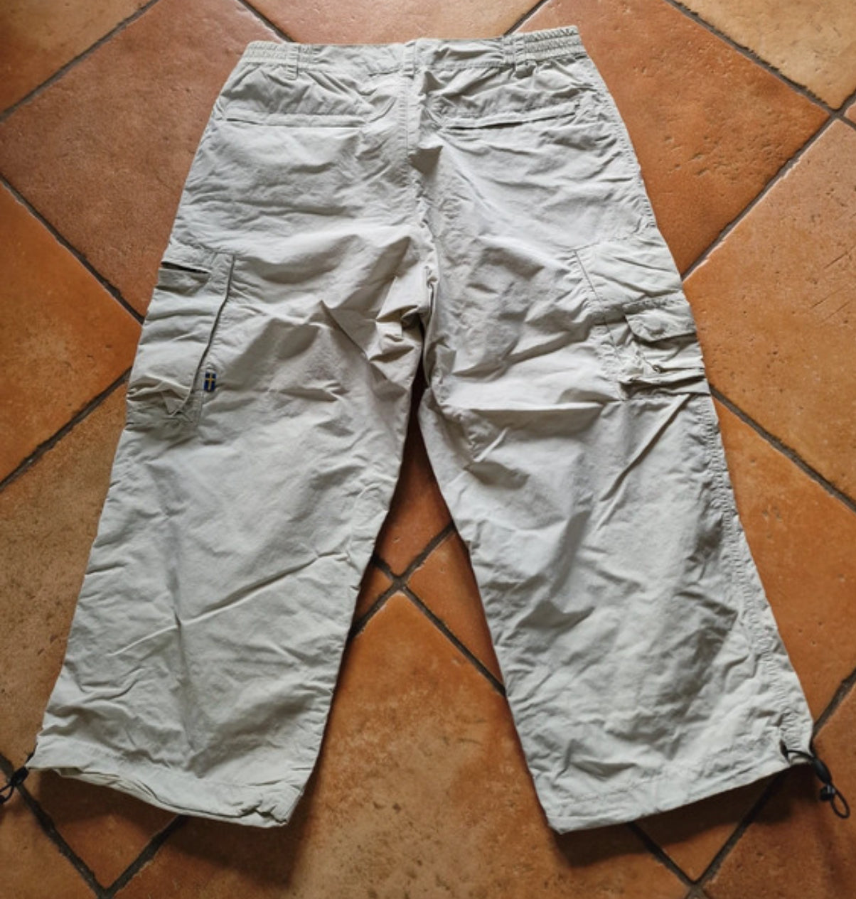 Kurze Hose von Fjällräven (M Damen) Capri Shorts creme