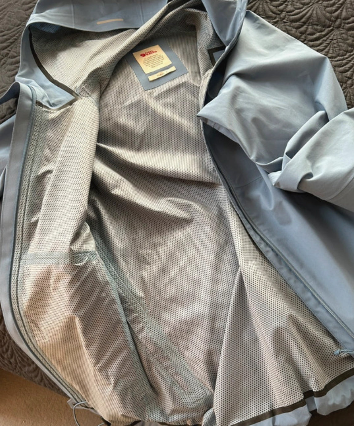 Fjällräven 2,5L Regen Jacke (L Damen) HYDRATIC JACKET stahlblau