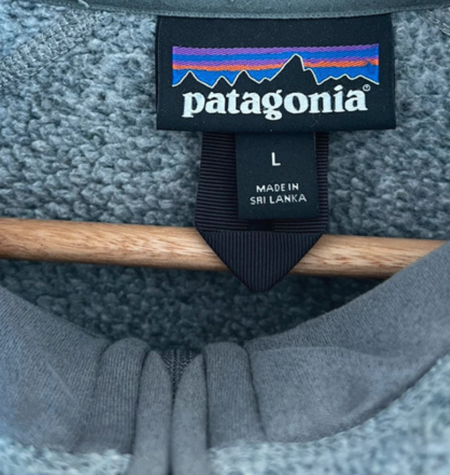 Patagonia Fleece Jacke (L Herren ) Better Sweater grau
