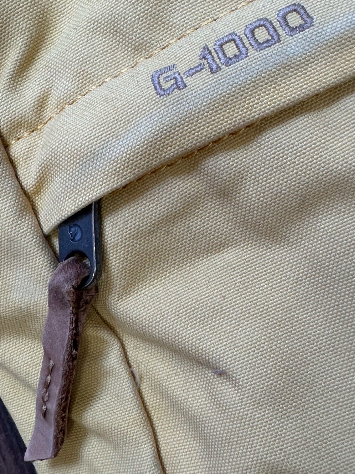 Tasche / Rucksack Fjällräven G-1000 Tote Bag No.1 gelb