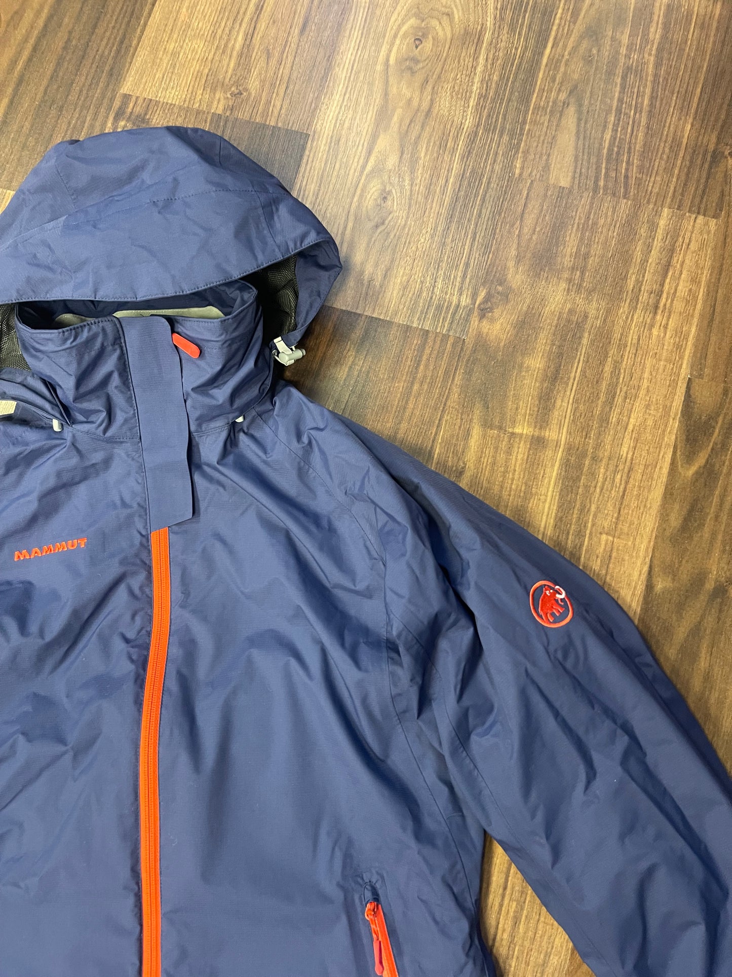 Hardshell Jacke von Mammut (L Herren) 3-lagig blau wasserdicht