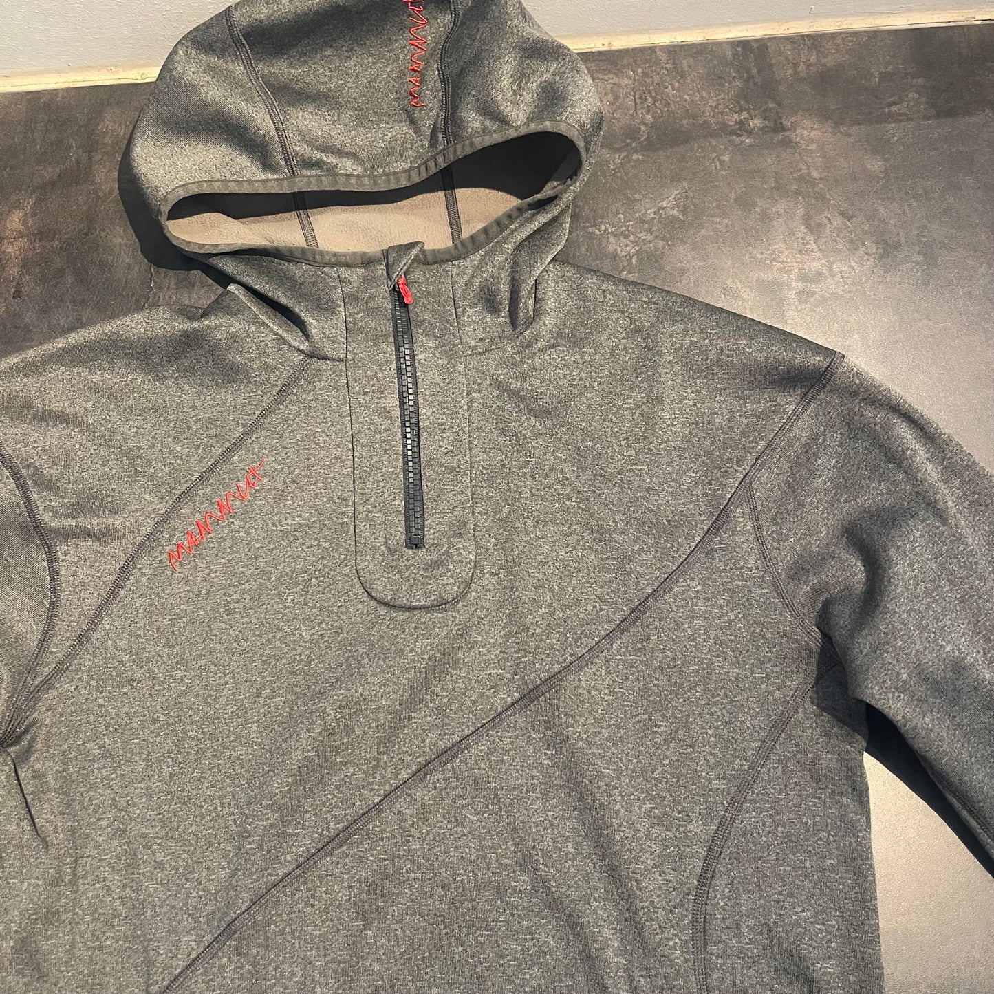 Hoodie von Mammut (S Herren) Sweatshirt Zipper Pullover grau