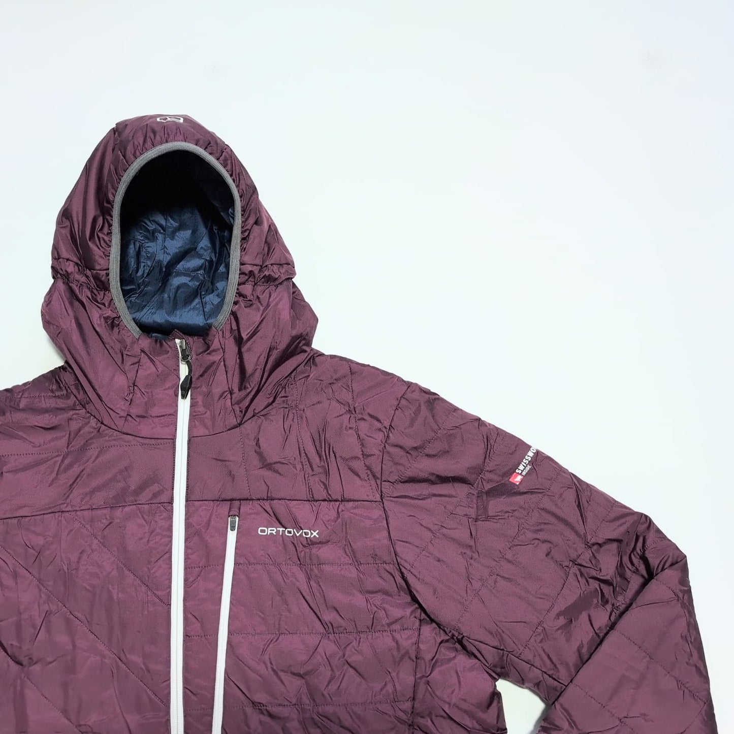 Warme Kapuzen Jacke von Ortovox (XL Herren) Swisswool bordeaux