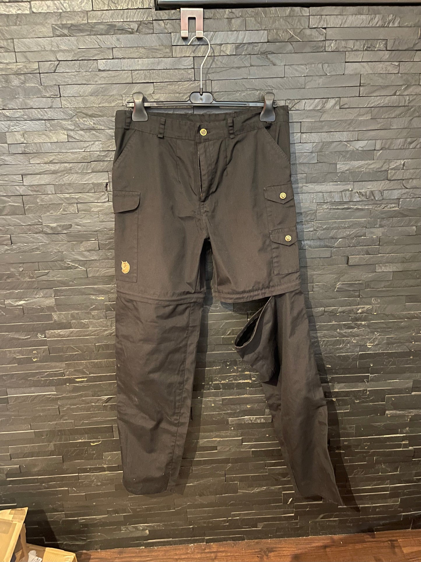Zip-off Hose von Fjällräven (L Damen) schwarz