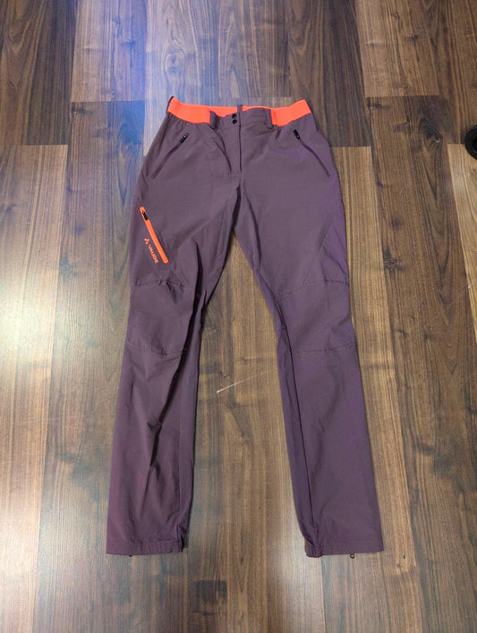 Stretch Hose von Vaude (M -L :40 Damen) Softshell leicht Pflaume - wanderlich.com