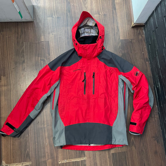 Hardshell Jacke von Mammut (XL Herren) Goretex 3-lagig rot-grau