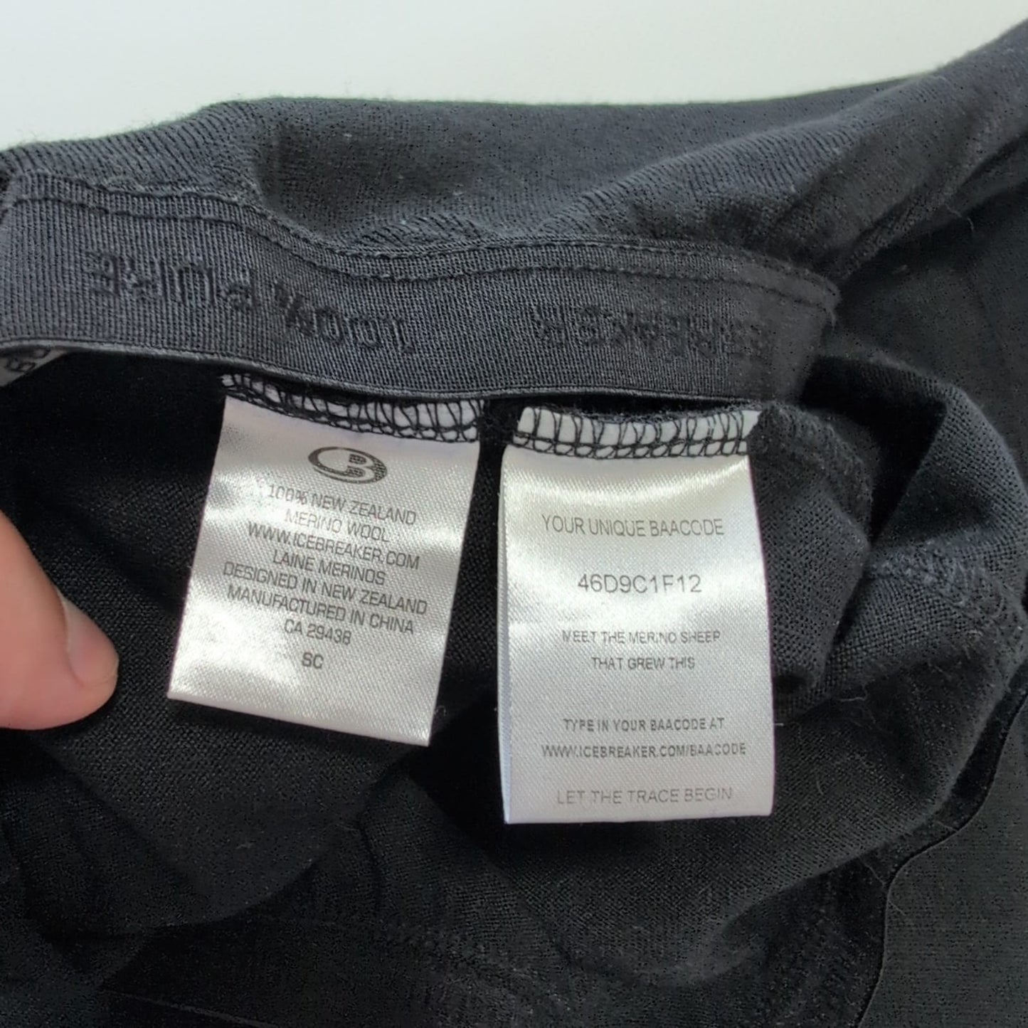 Merino Leggings von Icebreaker 260 (L Damen) Tights Unterhose schwarz