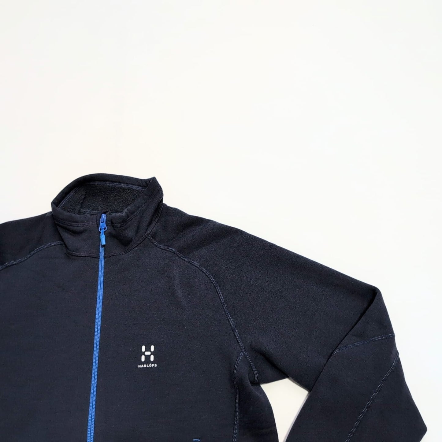 Fleece Jacke von Haglöfs (S Herren) Zipper marineblau