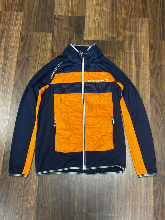 Hybride Jacke von Martini (M Herren) Primaloft + Stretch orange dunkelblau