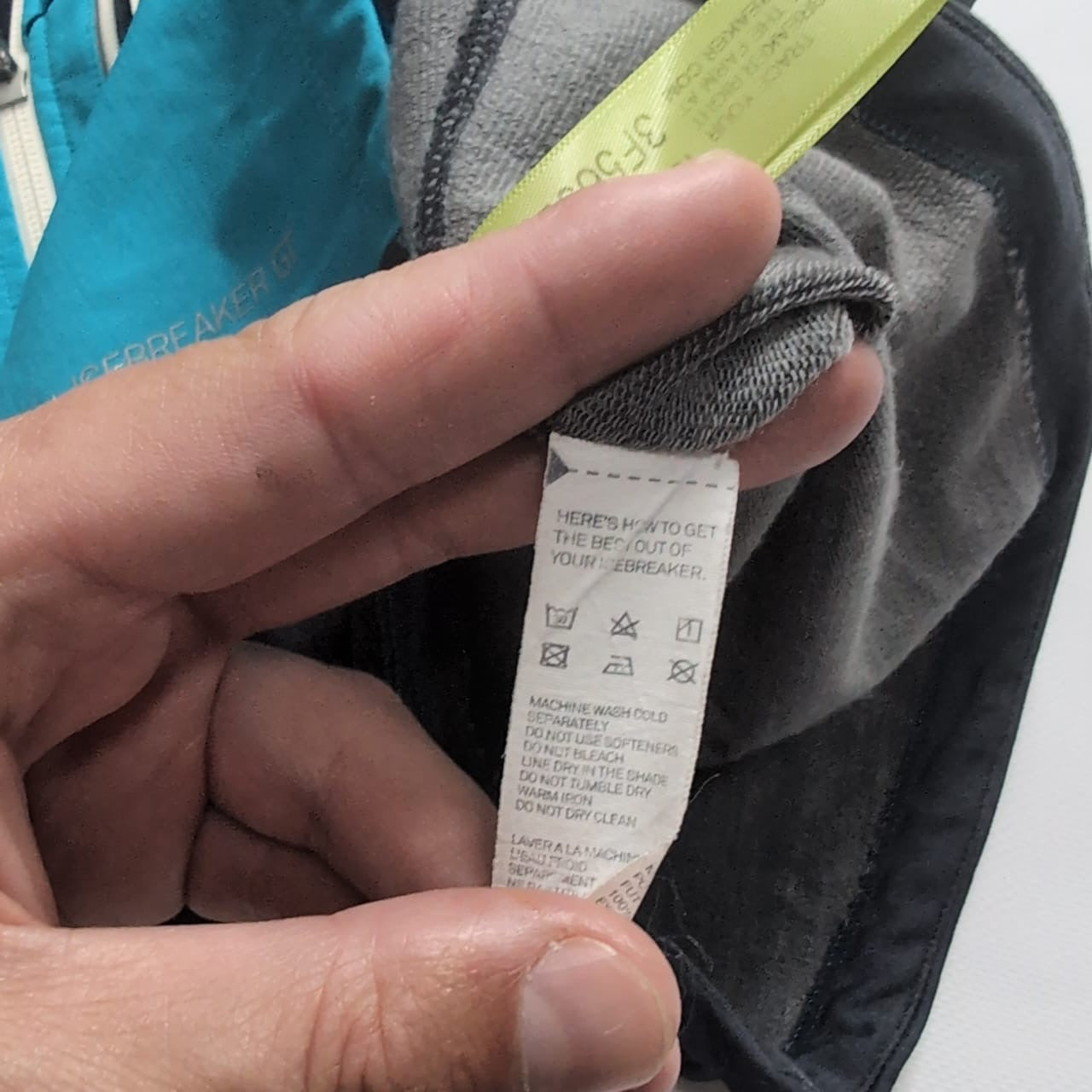 Softshell Weste von Icebreaker Merino (S Damen) türkis grau
