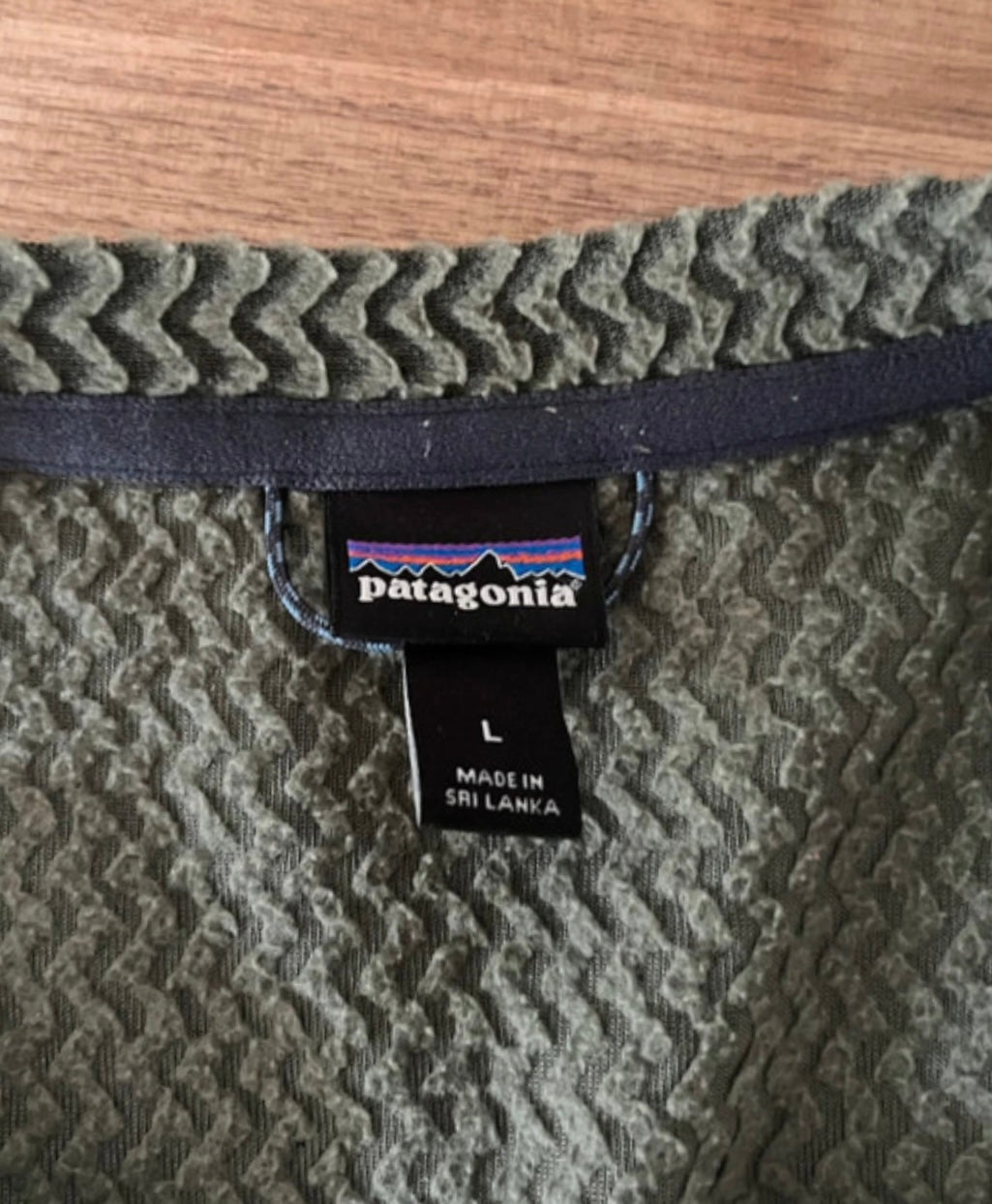 Pullover Patagonia R1 Air Fleece (L Herren) Langarm Sweater khaki