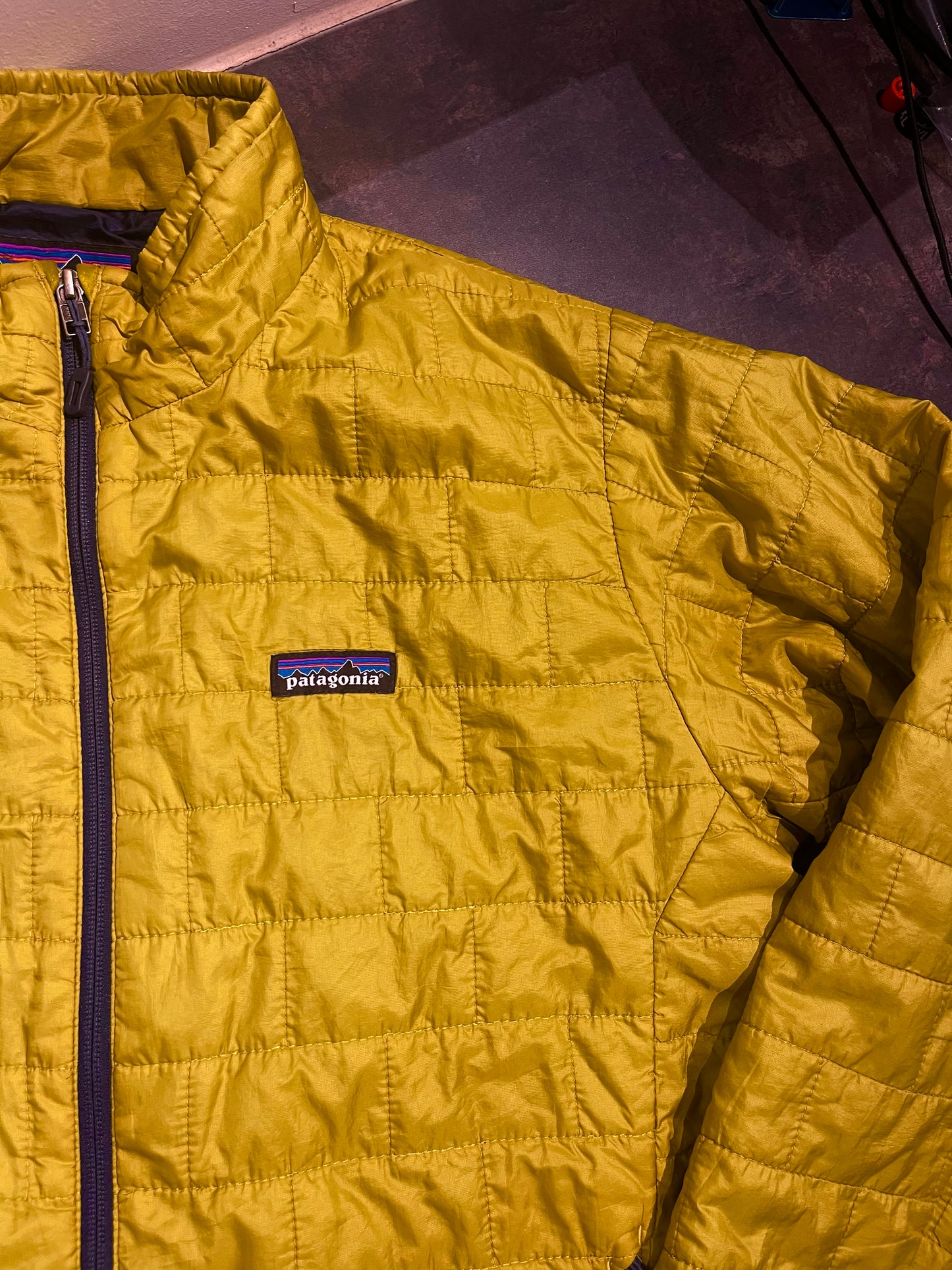 Patagonia Nano Puff Jacke (L Herren) Steppjacke Primaloft Isolation gelb