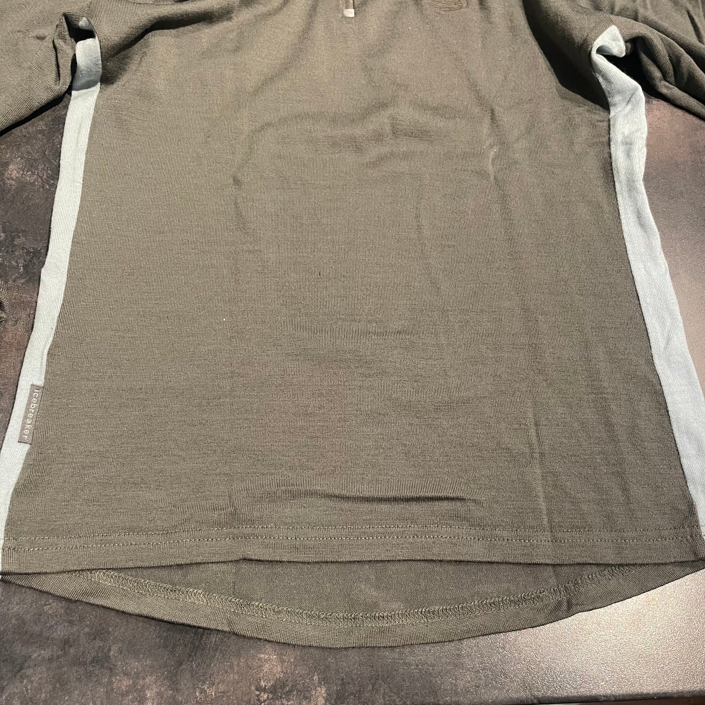 Thermo Longsleeve von Icebreaker 260 (M Damen) 1/3 Zip Shirt khaki