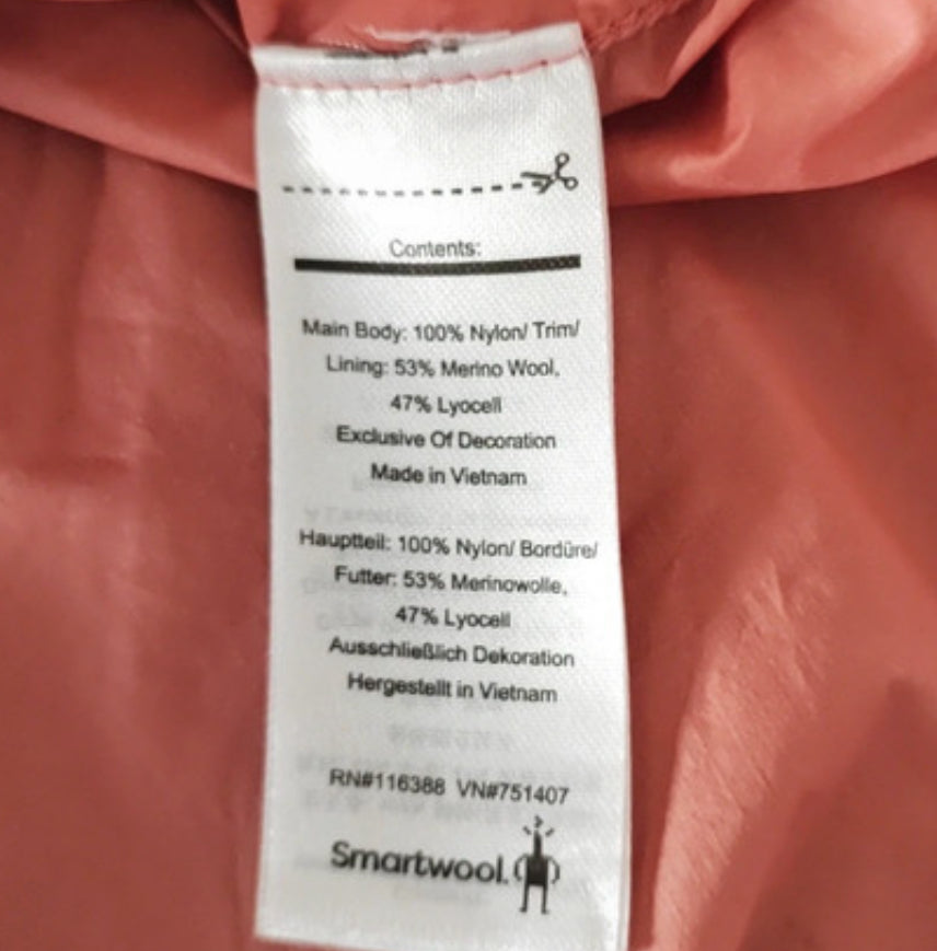 Ultraleichte Regen Jacke mit Merino (M / L Damen) Schlupfjacke rosa