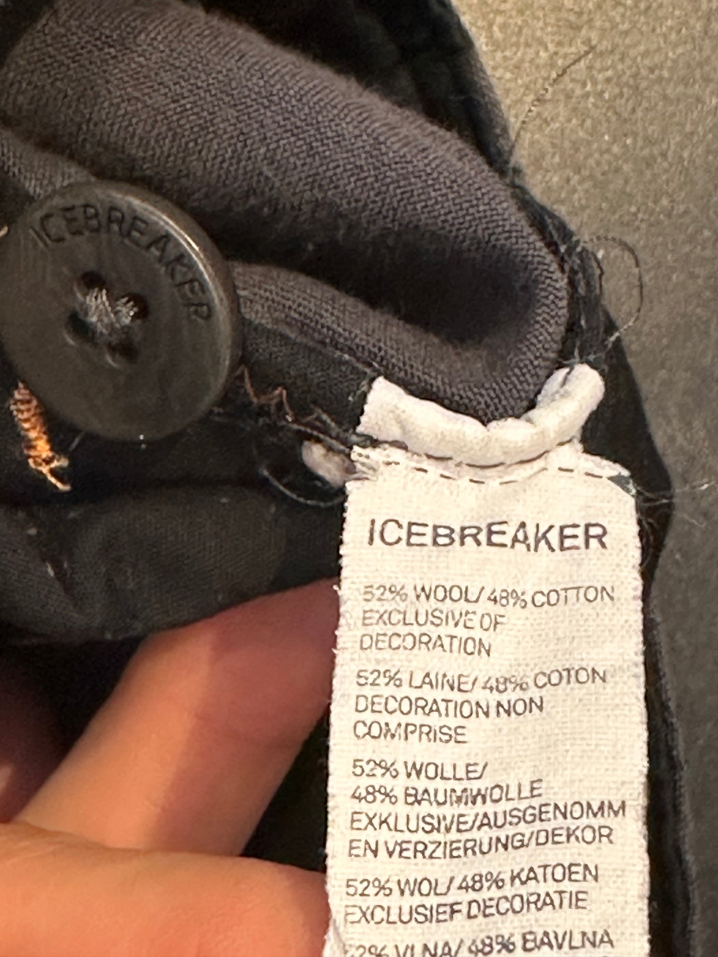 Leichte Merino Shorts Icebreaker (Größe 31 Damen : EU 40) grau