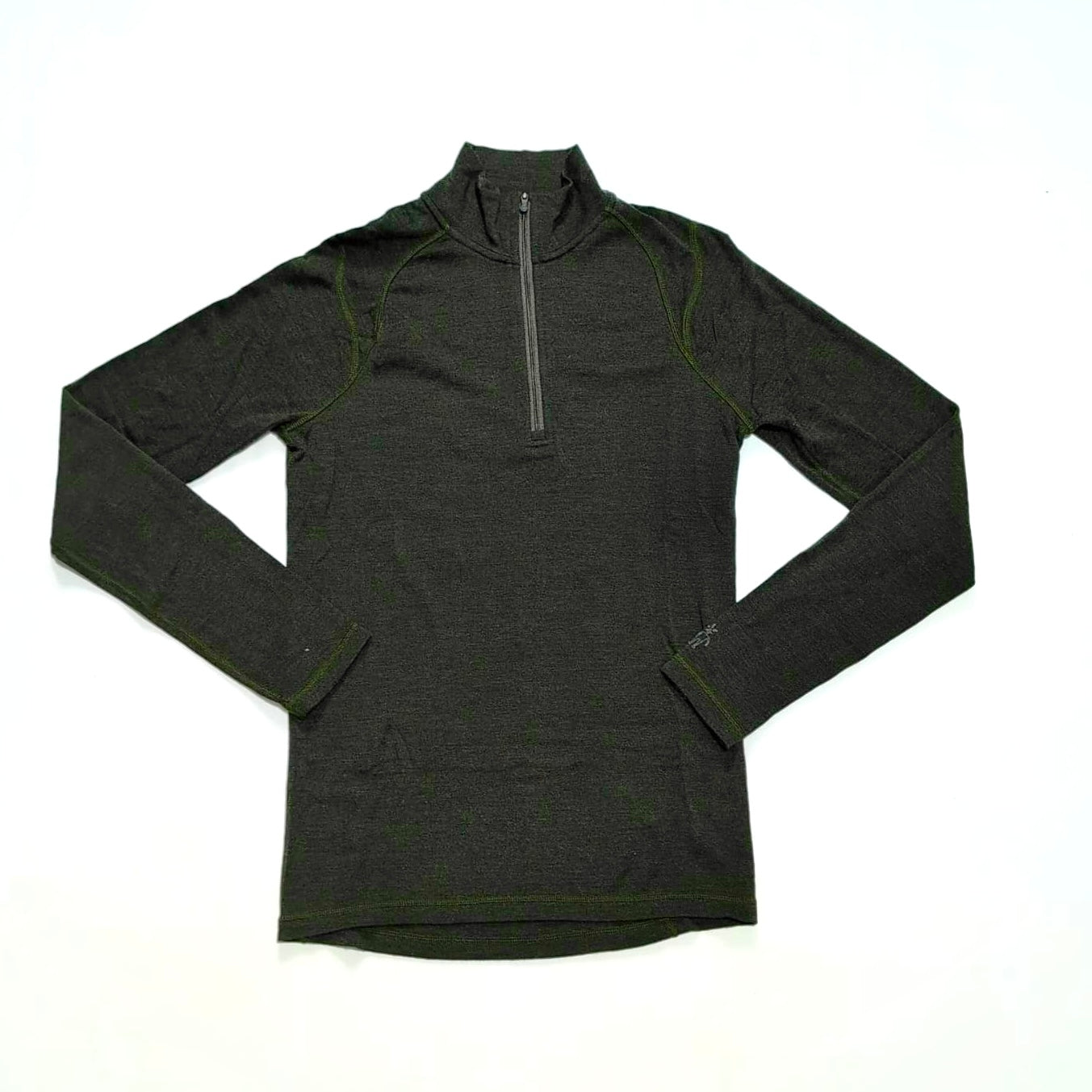 Merino Zip Longsleeve von Smartwool (S Herren) Baselayer grün