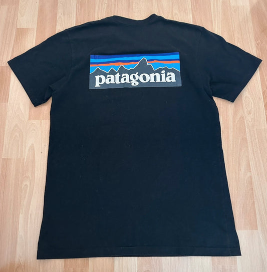 Patagonia T-Shirt (L Herren) Organic Cotton schwarz mit Backprint