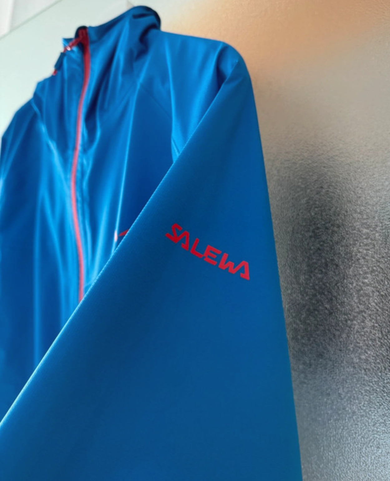 2-lagige Regen Jacke von Salewa (L Herren) Hardshell blau