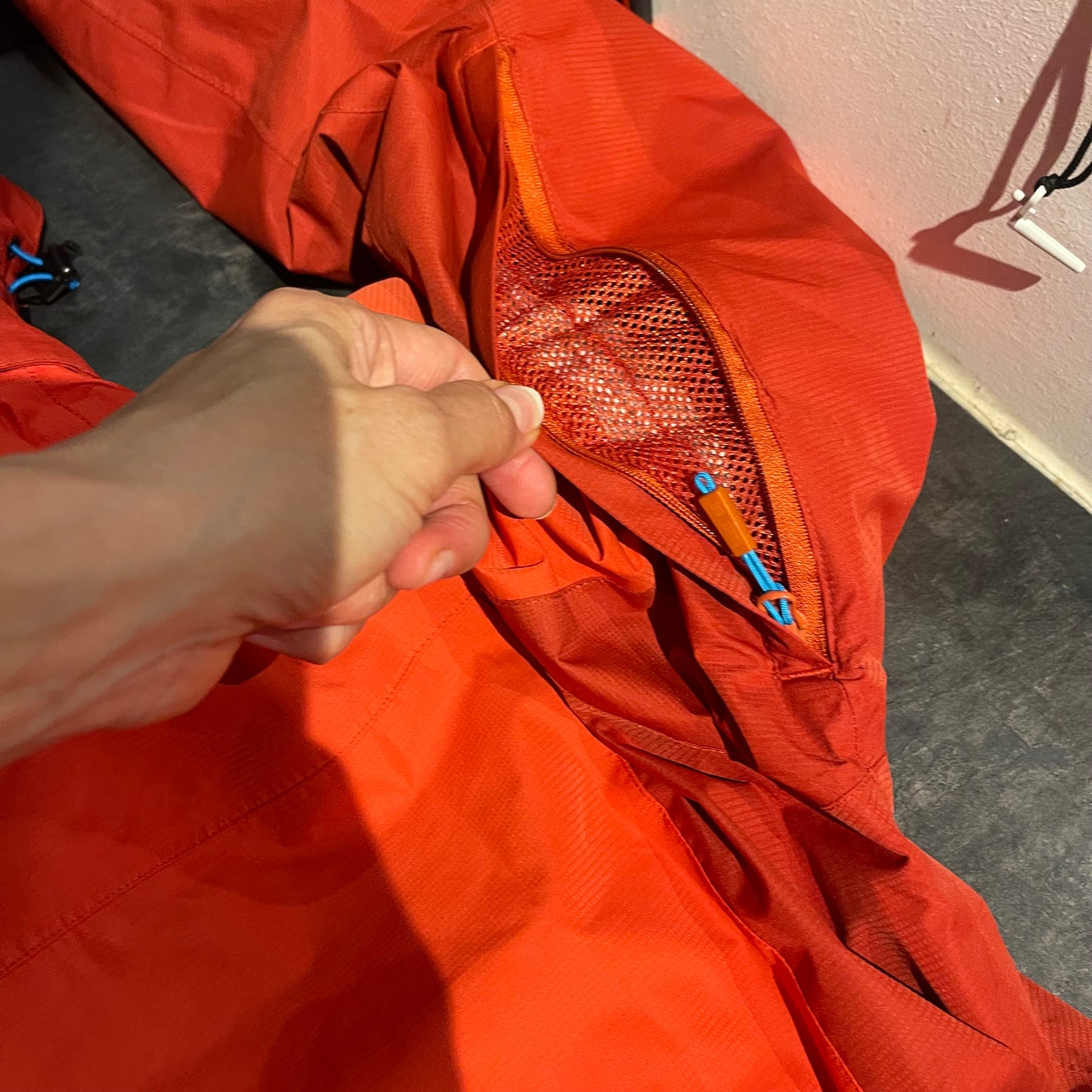 3in1 Jacke von Salewa (L Herren) wasserdicht orange