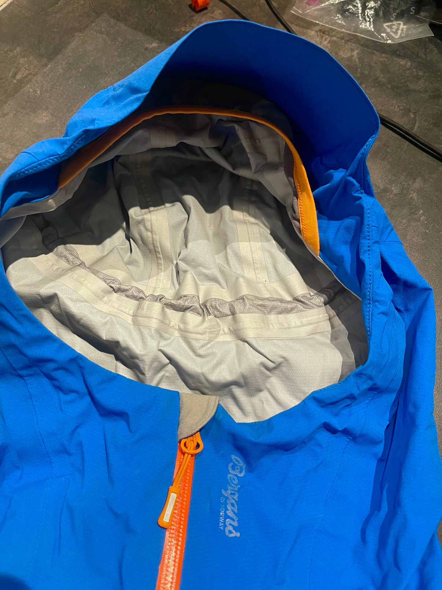 Hardshell Jacke Bergans of Norway (M Herren) wasserdicht blau