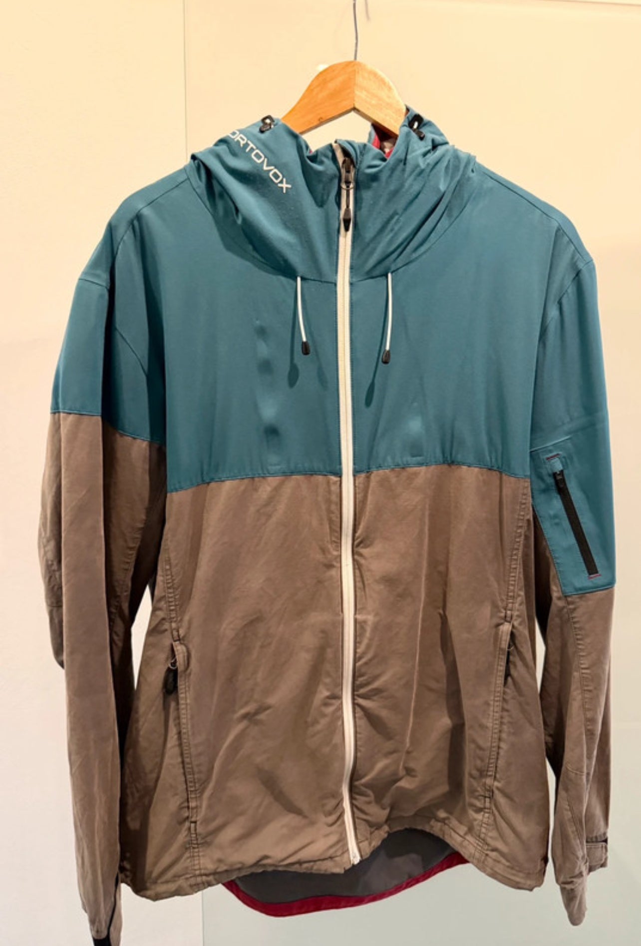 Ortovox Corvara 3L Hardshell Jacke (XL Herren) atmungsaktiv blau grau