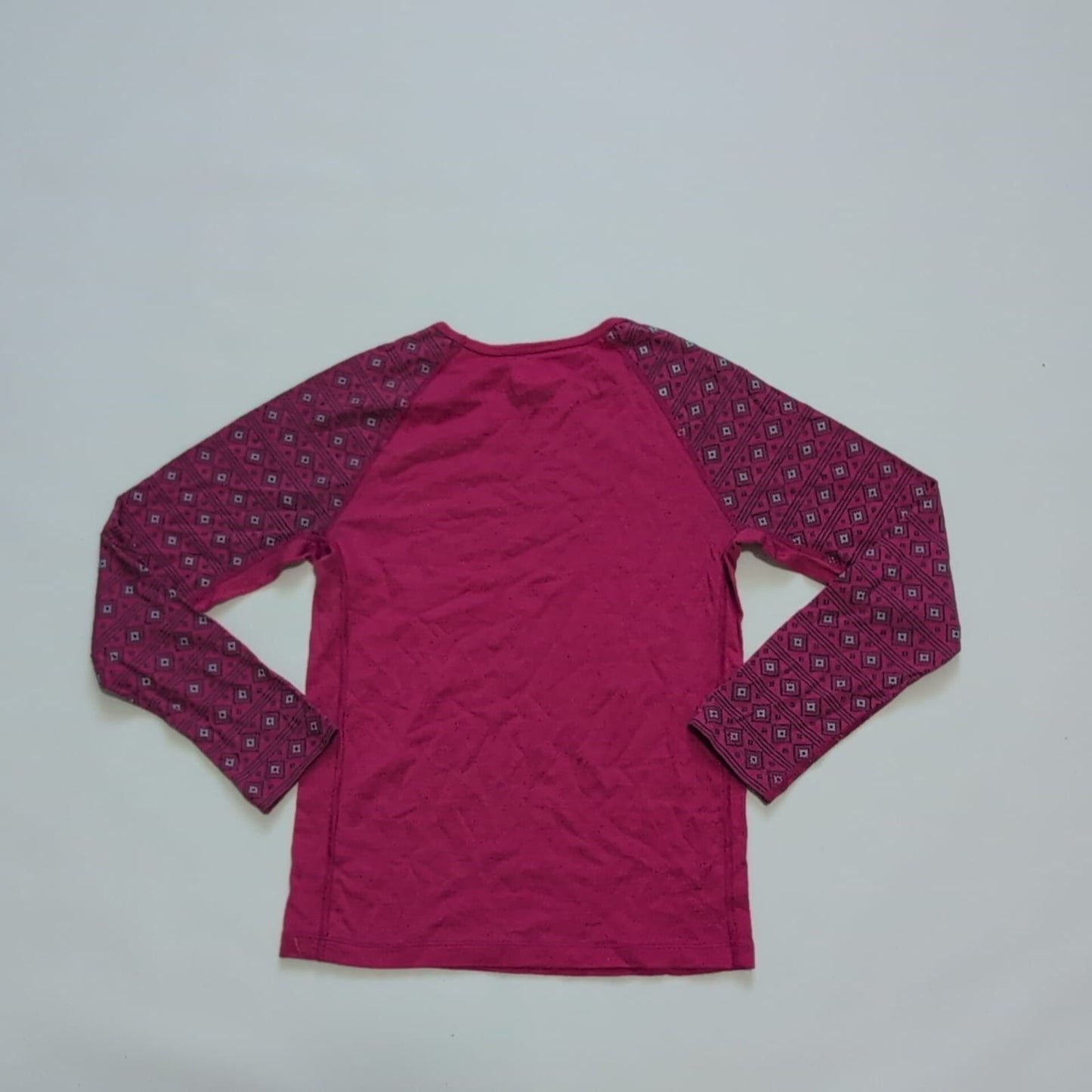 Longsleeve Icebreaker XS Merino Lightweight pink Muster