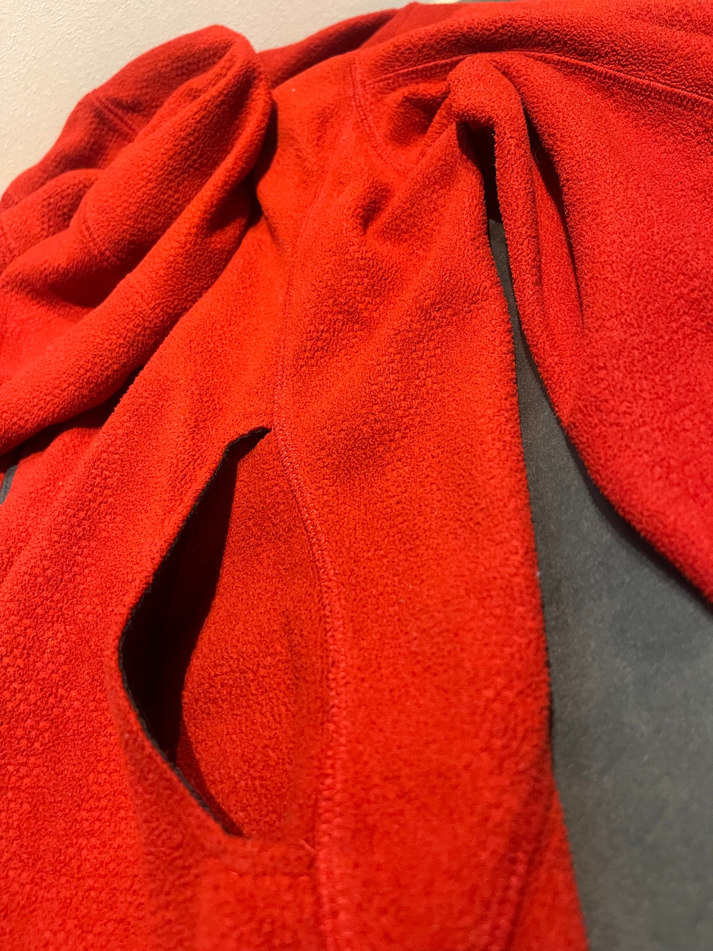 Fleece Jacke von Salewa (XL Herren) Zipper Hoodie rot