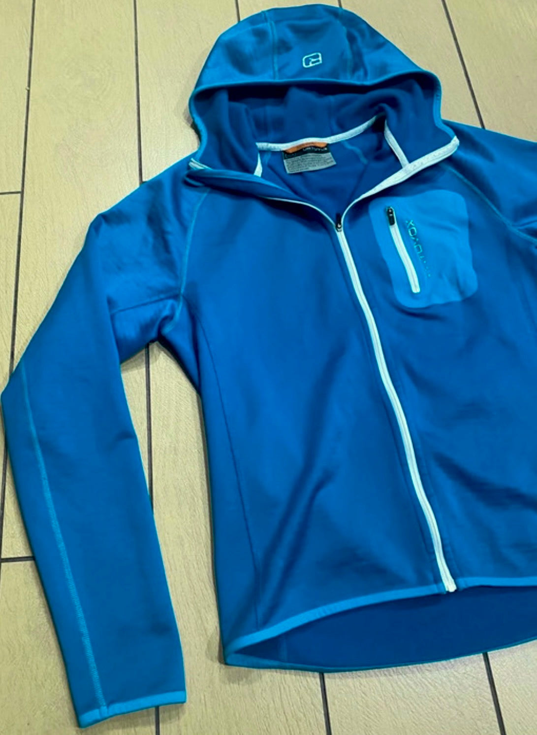 Jacke Ortovox Merino inside (S Herren) Zip Hoodie blau