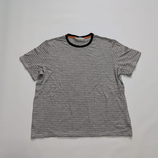 T-Shirt von Icebreaker Merino (XL Damen) weiß gestreift - wanderlich.com