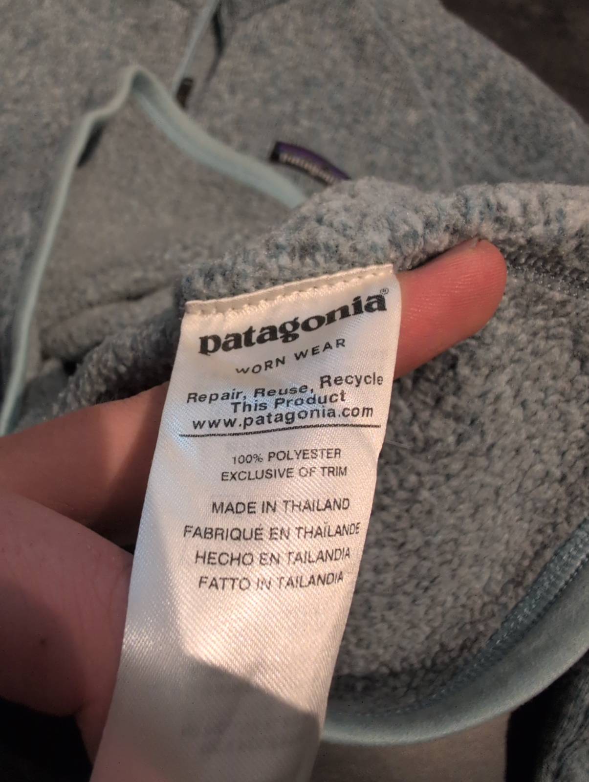 Fleece Pullover Patagonia (L Damen) Better Sweater blau