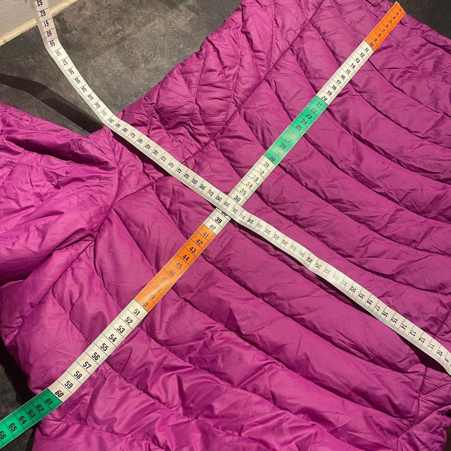 Patagonia Daunen Jacke (XS Damen) wasserabweisend Kapuze Magenta lila