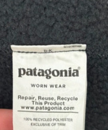 Strickoptik Fleece Weste von Patagonia (XL Herren) Better Sweater schwarz