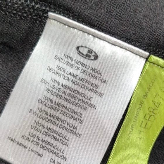 Merino T-Shirt von Icebreaker (XL Herren) Baselayer schwarz