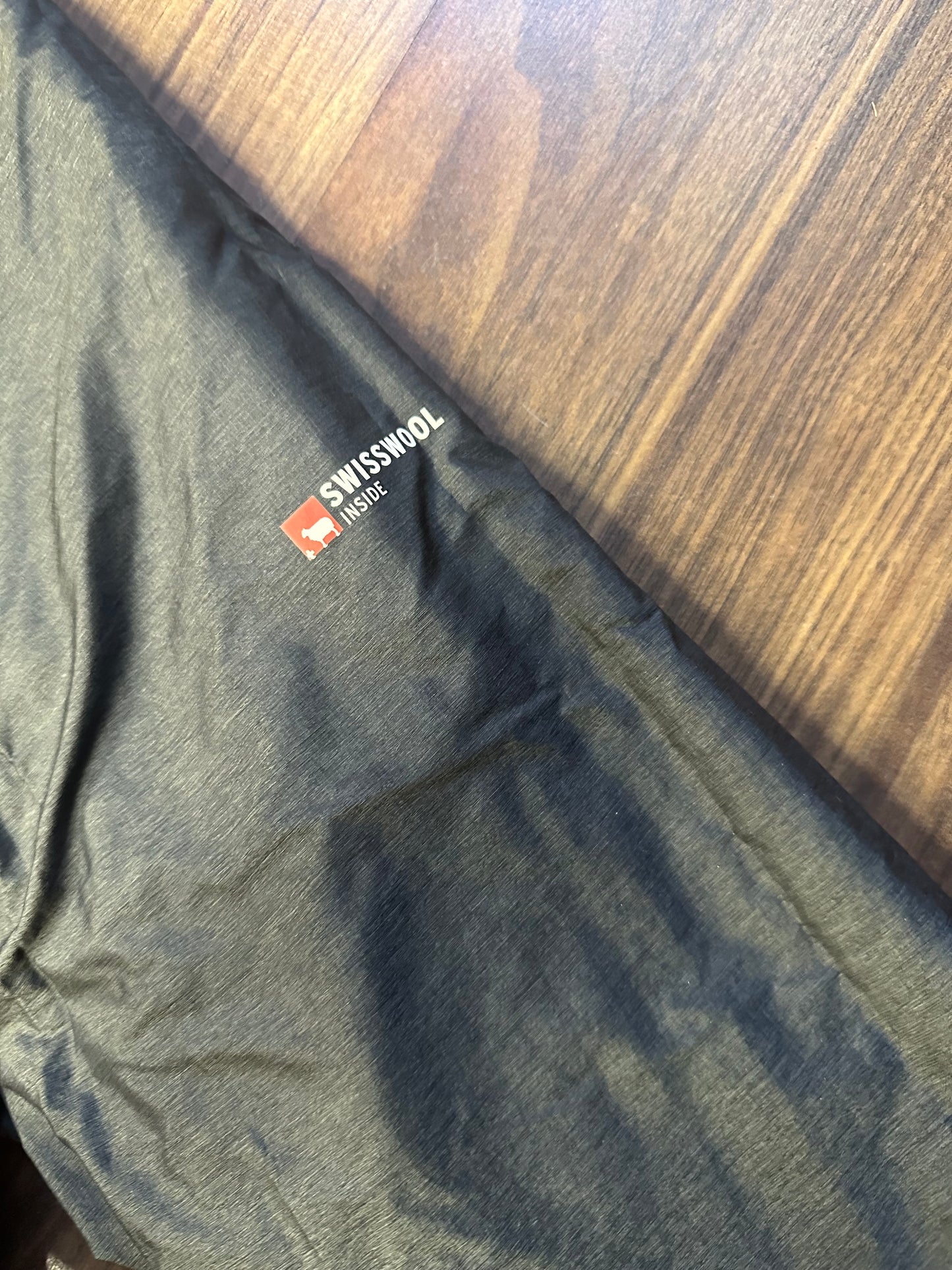 Wolle /Daunen Wende Jacke Ortovox (L Herren) rot blau graphit
