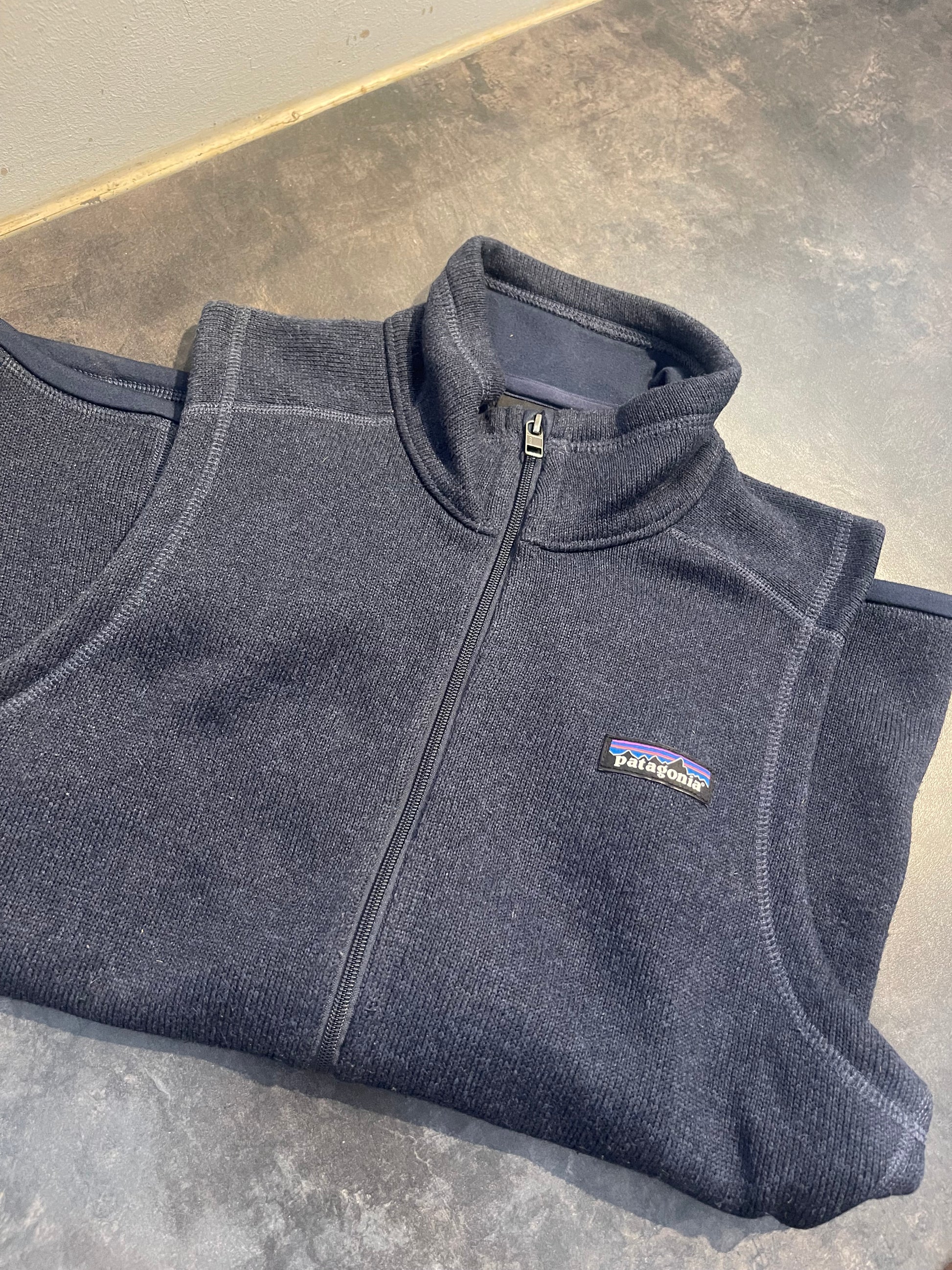 Weste Patagonia (S Damen) Better Fleece Strickoptik marineblau - wanderlich.com