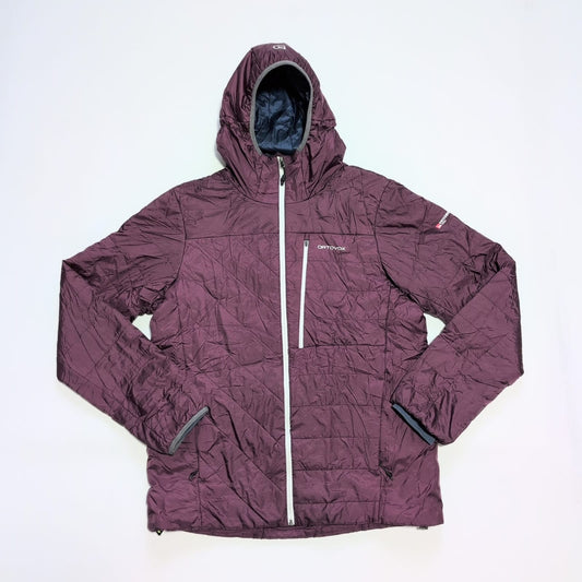 Warme Kapuzen Jacke von Ortovox (XL Herren) Swisswool bordeaux