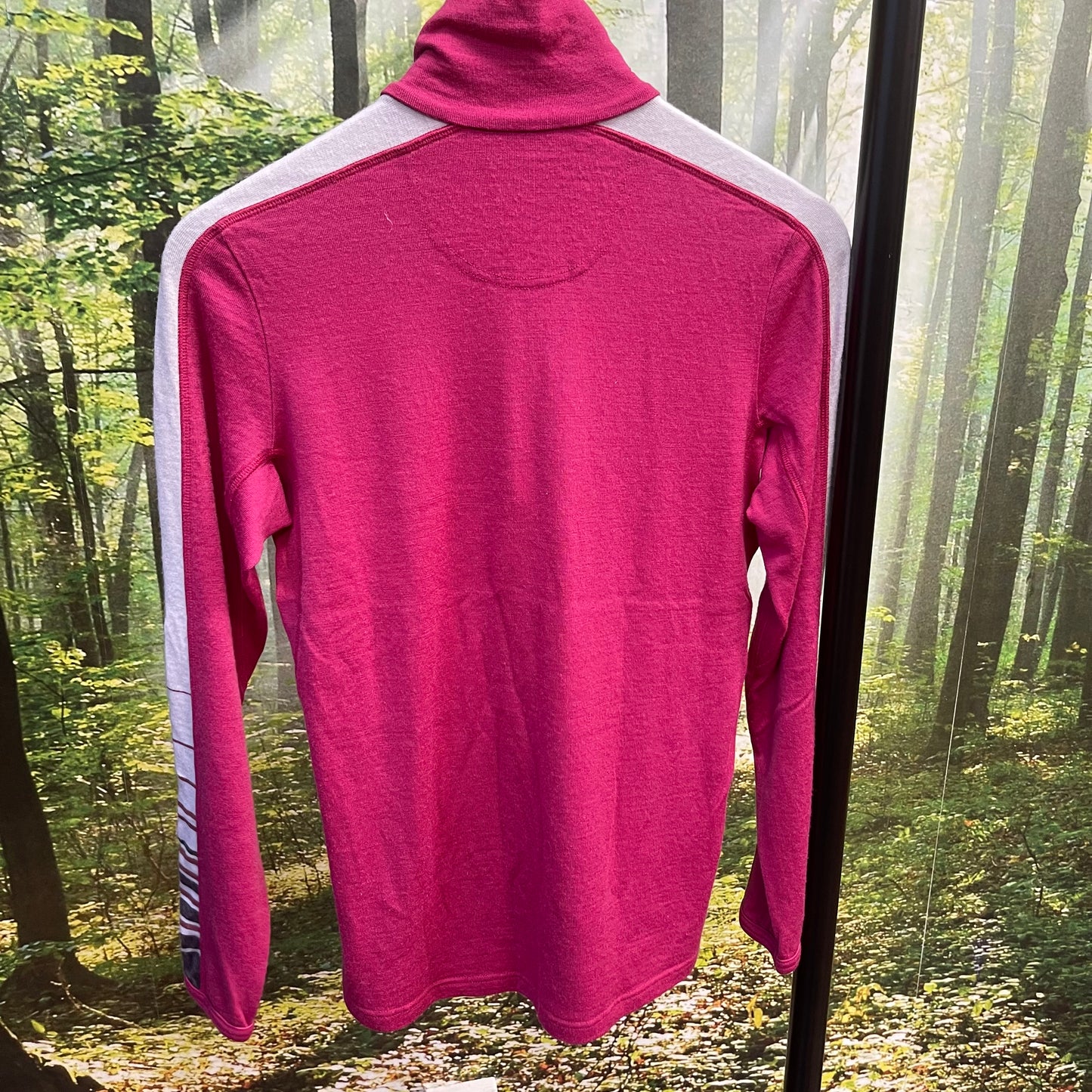 Longsleeve von Icebreaker (M Damen) Merino 260 pink - weiß