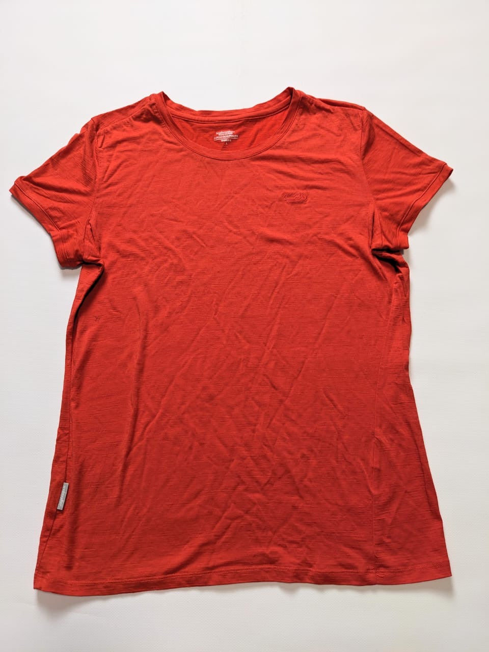 T-Shirt von Icebreaker pure Merino (Damen L) rot und Magenta