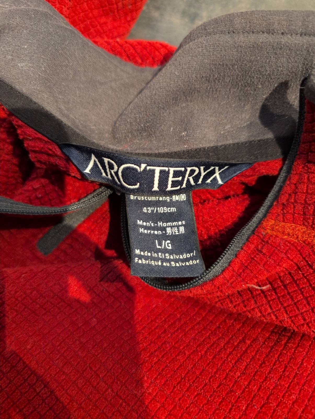 Zip Pullover von Arcteryx (L Herren) Sweatshirt rot