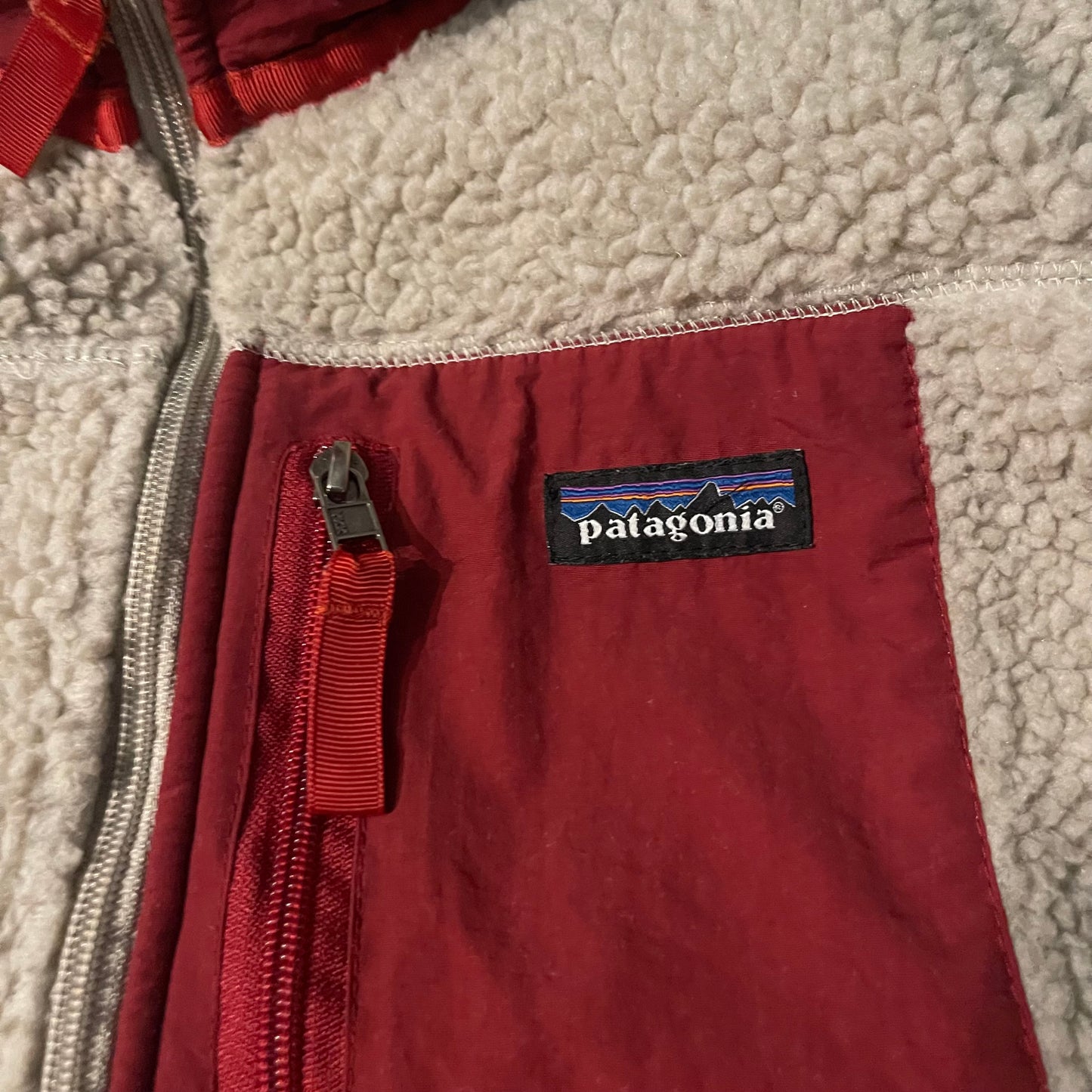 Retro Pile Weste von Patagonia (M Herren) Teddy Fleece creme