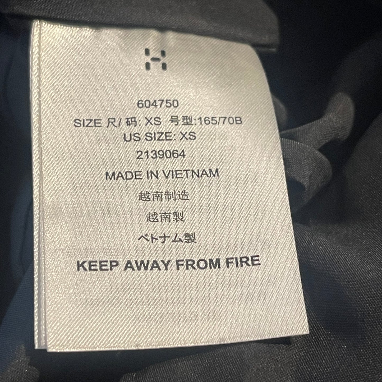 Regenhose von Haglöfs (XS) GoreTex Membran 3 Lagen schwarz