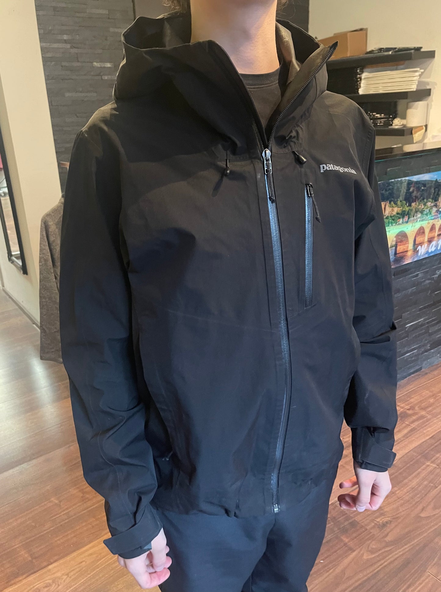 Hardshell Patagonia Jacke (M Herren) Goretex schwarz