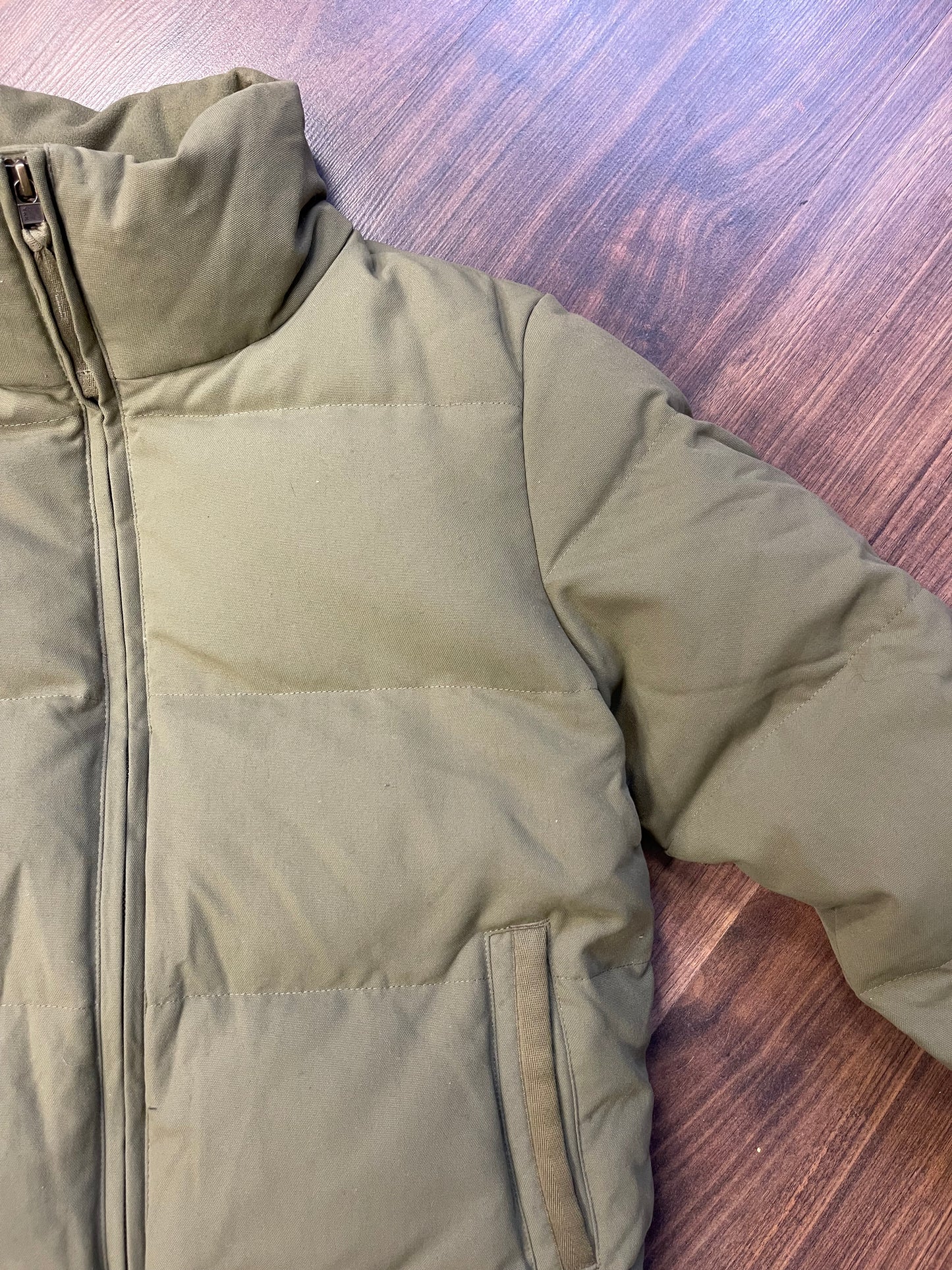 Daunen Puff Jacke Patagonia (M Damen) khaki - wanderlich.com
