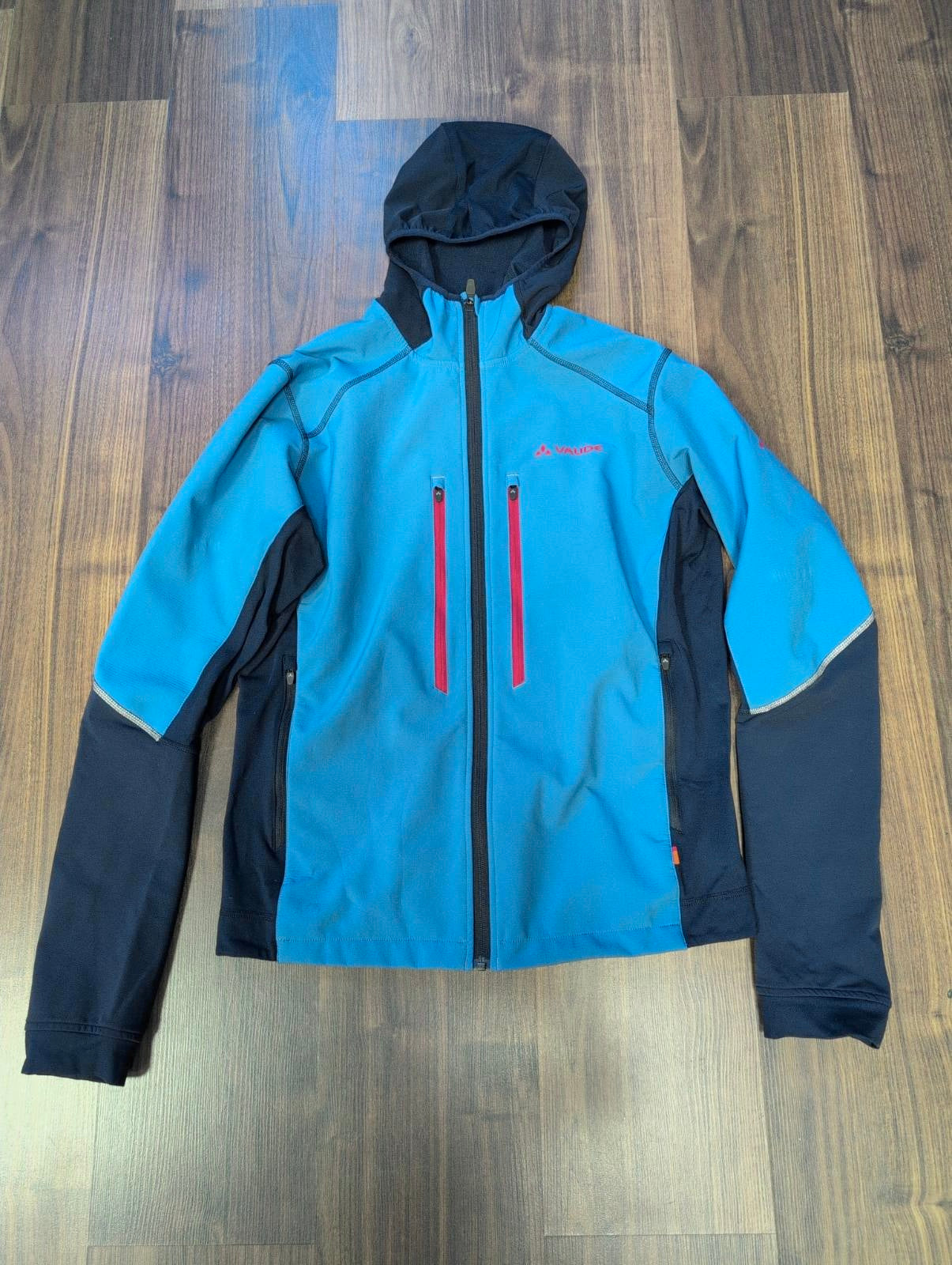 Hybrid Jacke von Vaude (Herren M /50) Windproof blau - wanderlich.com
