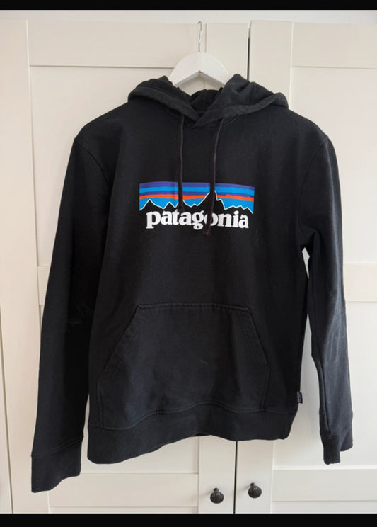 Patagonia Uprisal Hoodie (M Unisex) Bio-Baumwolle Brustlogo schwarz