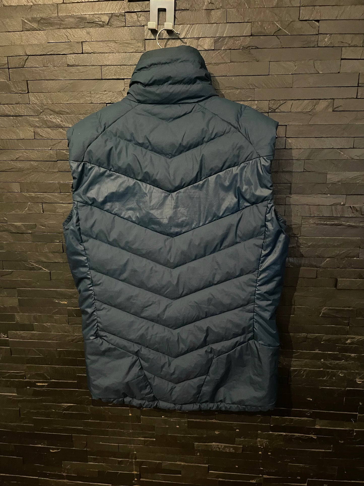 Warme Daunen Weste von Bergans (M Herren) blau