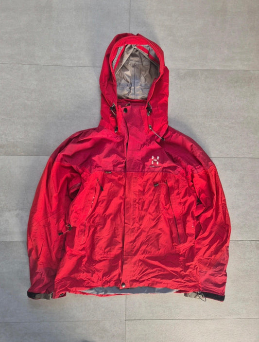 Hardshell Jacke von Haglöfs (L Damen) GoreTex XCR rot