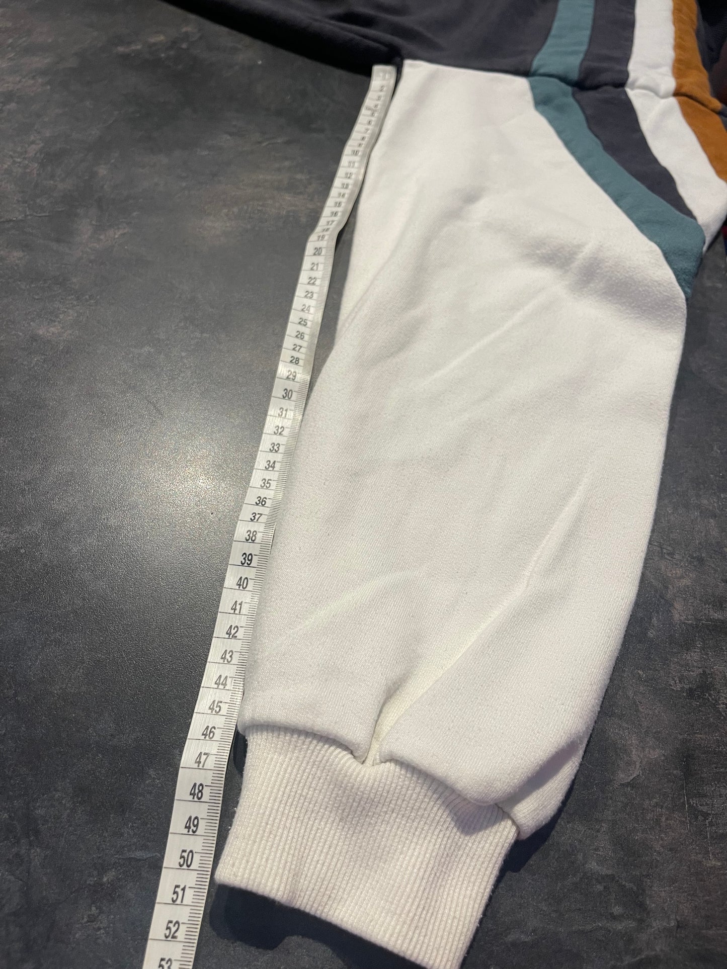 Pullover von Kaotiko M (Unisex) Sweatshirt marineblau braun weiß