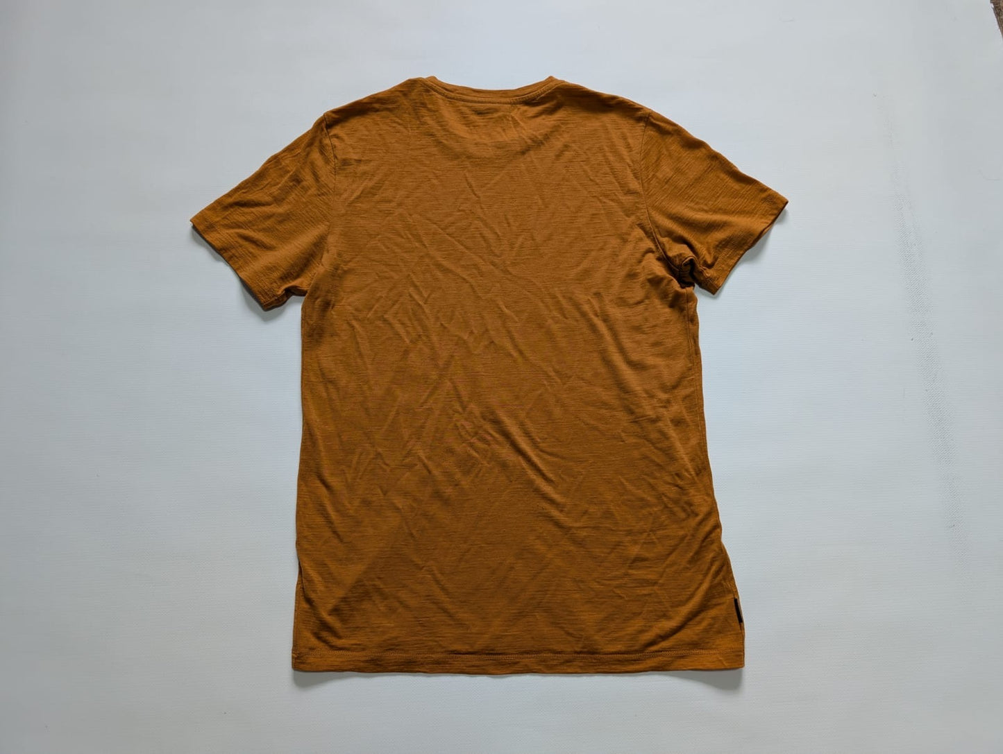 T-Shirt Icebreaker Merino (S Herren) Senf mit Print